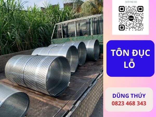 tôn đục lỗ theo yêu cầu